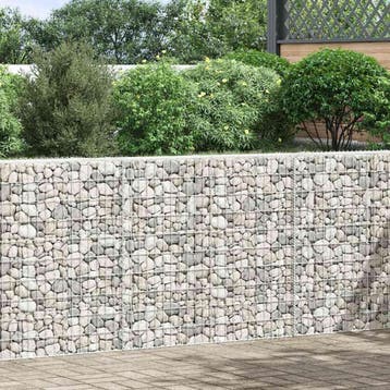 vidaXL Gabion plantenbak trapezium 150x20x100 cm, Verzenden, Nieuw