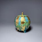 Bamboo Pattern - Kozan - Wierookbrander - Keramiek, Goud -