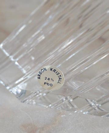 Arbon Krystall - Drinkservies (40) - Kristal
