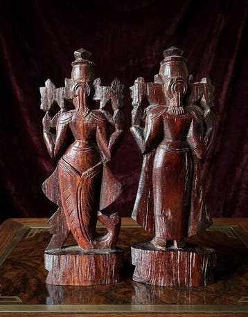 Beeld, Matsya und Varaha - Indien - Paar hinduistischer