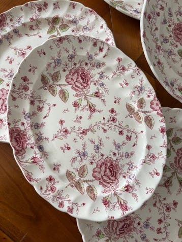 Johnson Bros. - Serveerschaal (4) - rose chinz - Aardewerk