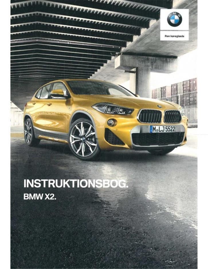 2018 BMW X2 INSTRUCTIEBOEKJE DEENS, Autos : Divers, Modes d'emploi & Notices d'utilisation