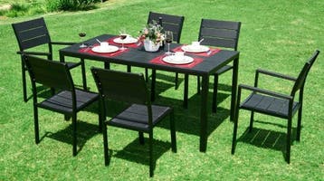 Tuintafel 156x78cm | Retour Deal | Nu 41% goedkoper, Tuin en Terras, Tuintafels, Verzenden, Zo goed als nieuw, Rechthoekig, Kunststof