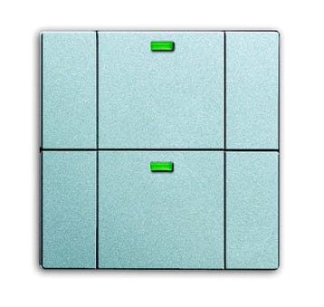 ABB Busch-Jaeger WaveLine Sensor 2V F-Aluzilver 6732-83-500, Verzenden