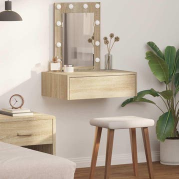 vidaXL Kaptafel Bruin 60 x 40 x 70 cm Bewerkt hout, Verzenden