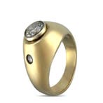 Bague - 14 carats Or jaune, Bague trois pierres en or jaune, Bijoux, Sacs & Beauté, Bagues