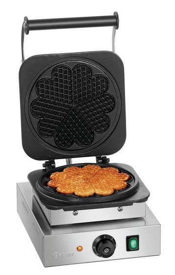 Wafelijzer | 1HW211 | 1 Bakunit, Hartvormig, Ø210x16mm |, Zakelijke goederen, Verzenden, Nieuw in verpakking