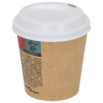 vidaXL Papieren koffiebekerdeksels Ø60 mm 4oz 1000 st, Verzenden