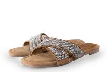 Lazamani Slippers in maat 38 Zilver, Kleding | Dames, Slippers, Overige kleuren, Verzenden, Lazamani