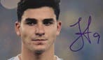 Argentina - Julian Alvarez - Gesigneerde foto 20x25 cm - met