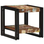 vidaXL Salontafel Multikleur 40 x 40 x 38 cm Massief, Huis en Inrichting, Tafels | Salontafels, Verzenden, Nieuw