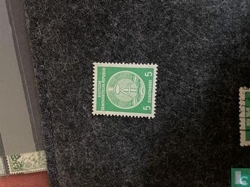 DDR - Cirkelboog naar rechts - 1956, Verzenden