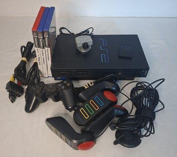 Sony - Playstation 2 (PS2) - Videogameconsole + games -, Games en Spelcomputers, Nieuw