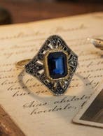 Sans prix de réserve - Bague - 9 carats Argent, Or jaune, Bijoux, Sacs & Beauté