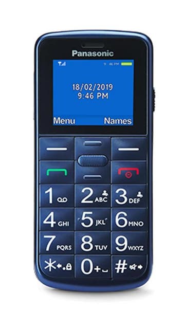 Panasonic KX-TU110EXC Eenvoudige Mobiele Telefoon voor Se..., Télécoms, Ophalen of Verzenden