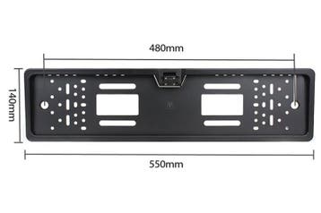 Achteruitrijcamera kenteken houder achteruitrij camera kente, Auto diversen, Verzenden, Nieuw