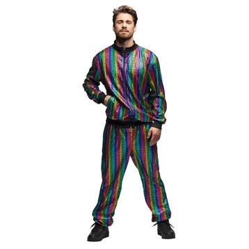 Regenboog Trainingspak Fout Heren, Verzenden, Nieuw