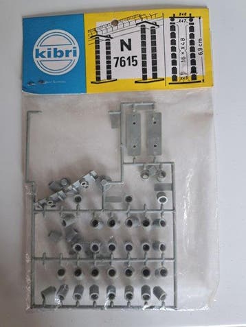 Kibri N - 7620; 7615 - Modeltrein brugdelen (6) -, Hobby en Vrije tijd, Nieuw