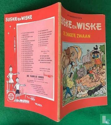 Suske en Wiske - De zwarte zwaan - 1960, Boeken, Eén stripboek, Verzenden, Gelezen, Vandersteen, Willy.