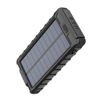 80.000mAh Solar Powerbank met 2 USB Poorten - Ingebouwde, Verzenden