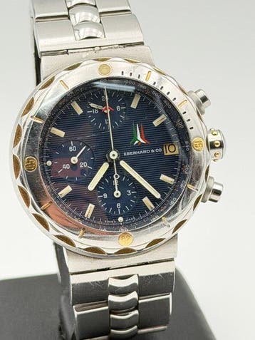 Eberhard & Co. - frecce tricolori chronograph blue - 32020 -, Bijoux, Sacs & Beauté