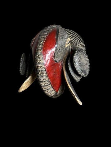Masker-40cm - Baule - Ivoorkust (Zonder minimumprijs)