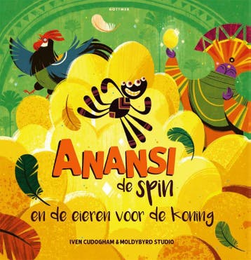 Anansi de spin en de eieren voor de koning / Anansi de spin, Verzenden, Gelezen, Iven Cudogham