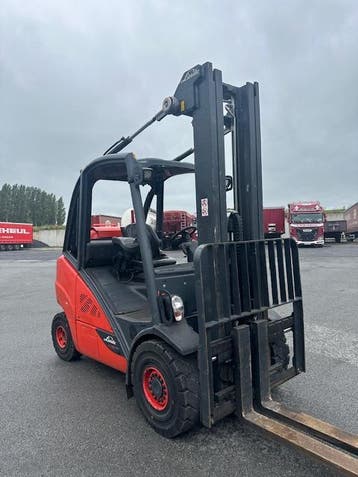 Linde H30T-02 974 heures triplex 5950mm, 2000 à 3000 kg, LPG, Chariot élévateur, Linde