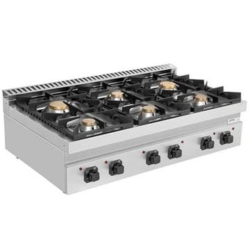Fornuis | 700 SERIE | Gas | 6 Branders (3x 6.5kW, 3x 9kW) |, Verzenden