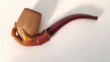 Sans prix de réserve - Pipe en écume de mer - Ambre,, Collections