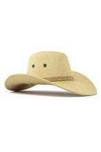 Cowboyhoed Beige Flax Lichtgewicht Lichtbruine Linnen Cowboy, Ophalen of Verzenden, Nieuw