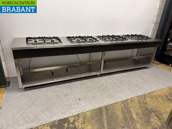 Plaque de cuisson à gaz Atag 4 x 4 en acier inoxydable 340, Zakelijke goederen, Horeca | Overige, Verzenden
