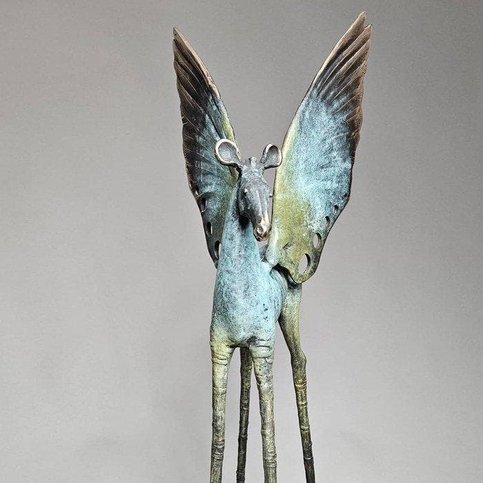 Dariusz Zielinski - 74cm „Pegasus – A Symbol of Limitless, Antiquités & Art, Art | Objets design