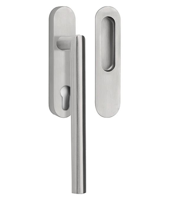 Hef/schuifdeurbeslag BASICS LB230Y PC69 mat rvs, Doe-het-zelf en Bouw, Deuren en Vliegenramen, Nieuw
