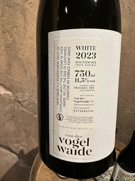 2023 Von Der Vogelwaide - Wachau - 6 Flessen (0.75 liter), Verzamelen, Wijnen