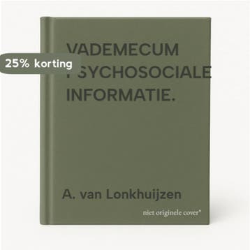 VADEMECUM PSYCHOSOCIALE INFORMATIE. 9789050505147, Verzenden, Gelezen, A. van Lonkhuijzen