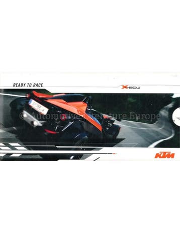 2009 KTM X-BOW BROCHURE ENGELS, Nieuw