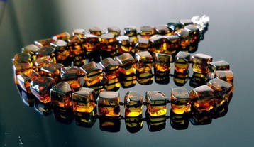Ambre Collier unique en ambre balte – perles d’ambre de