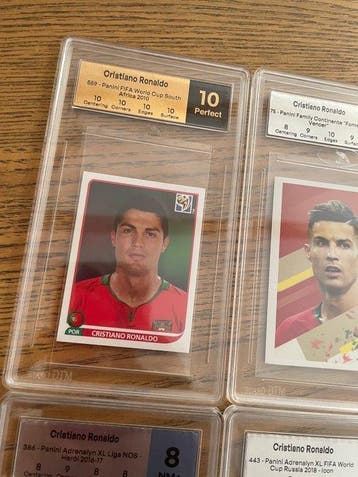 Panini Cristiano Ronaldo - 4 Card - Excellent (EX)