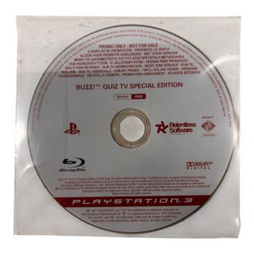 Buzz Quiz TV Special Edition (PROMO CD) (PS3) (TWEEDEHANDS), Games en Spelcomputers, Verzenden, Nieuw