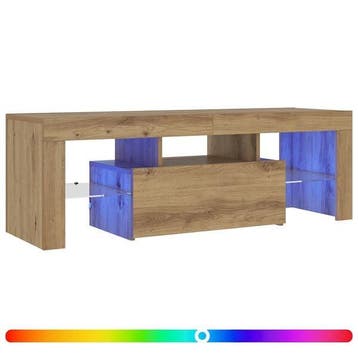 TV-meubel 120cm met LED - Tweede kansje! Weg = weg, Huis en Inrichting, 100 tot 150 cm, Verzenden, Zo goed als nieuw, Minder dan 100 cm