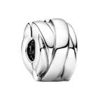 Pandora - Gepolijste Linten Clip - Zilver Armband Bedel, Verzenden, Nieuw