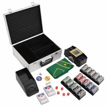 vidaXL 300-delige Pokerset 11,5 g, Hobby en Vrije tijd, Verzenden, Nieuw