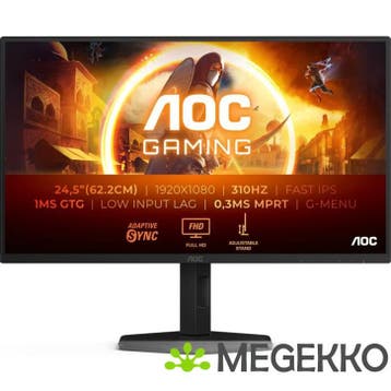 AOC 25G4SXU 25  Full HD 300Hz Fast IPS Gaming Monitor, Computers en Software, Verzenden, Nieuw