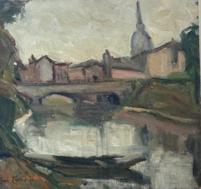 Carlo Cherubini (1897-1978) - Venezia, Antiek en Kunst, Kunst | Schilderijen | Klassiek