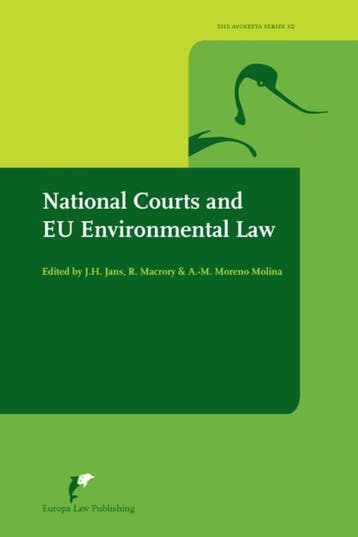National Courts And Eu Environmental Law |  | Nieuw, Verzenden