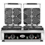 Wafelijzer | TIAMO | Dubbel | Hartvormige Wafels, Verzenden, Nieuw in verpakking