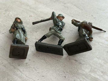 Lineol - Figuur - soldat x 3 lineol très rare no durso