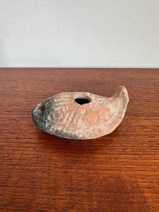 Islamitisch Terracotta olielamp - 10 cm, Collections, Minéraux & Fossiles