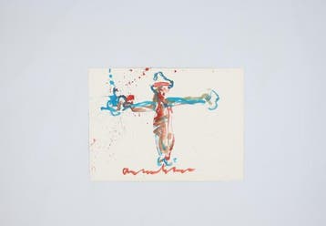 Anton Heyboer (1924-2005) - Aan het kruis, Antiek en Kunst